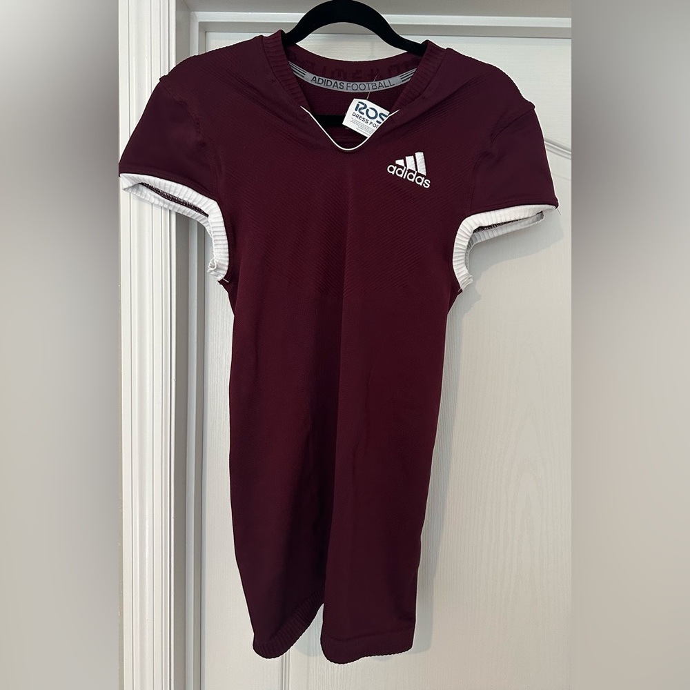 Adidas Primeknit A1 Mens Football Jersey Performance Burgundy White Large NWT